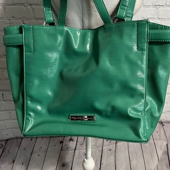 BCBG Plastic Mint Green Tote - Picture 2 of 8